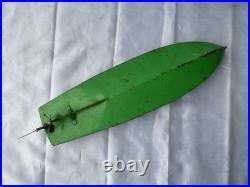 Antique Pre War Lionel Craft 44 Pressed Steel Wind Up toy Speed Motor boat