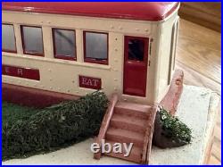 BeautifulOriginal Lionel Prewar 442 Diner WithBrick Box (Exceptional Roof)