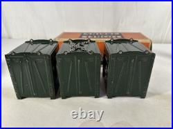 Beautiful Lionel Original Prewar BOXED #205 Set of 3 Merchandise Containers