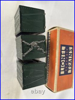Beautiful Lionel Original Prewar BOXED #205 Set of 3 Merchandise Containers