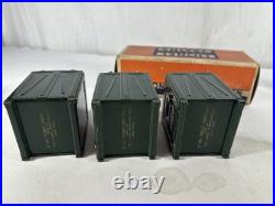 Beautiful Lionel Original Prewar BOXED #205 Set of 3 Merchandise Containers