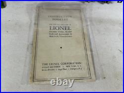 Beautiful Lionel Original Prewar BOXED 248 Red Passenger Set #292