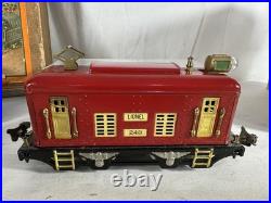 Beautiful Lionel Original Prewar BOXED 248 Red Passenger Set #292