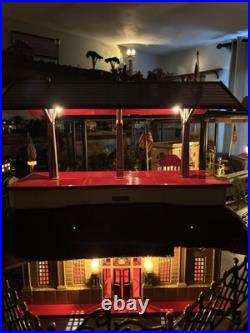 Beautiful Lionel Prewar Late Color 155 Std Gauge Freight Shed! ALL ORIGINAL