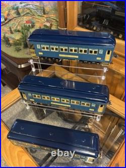 Beautiful OriginalLionel Prewar 2-Tone Blue 710 710 712 O gauge Passengers Beautiful OriginalLionel Prewar 2-Tone Blue 710 710 712 O gauge Passengers