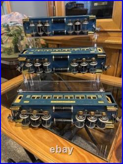 Beautiful OriginalLionel Prewar 2-Tone Blue 710 710 712 O gauge Passengers Beautiful OriginalLionel Prewar 2-Tone Blue 710 710 712 O gauge Passengers