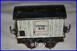 Bing 9227 Marklin Prewar Tin Toy O Gauge Train Export Bier Hand Painted RARE