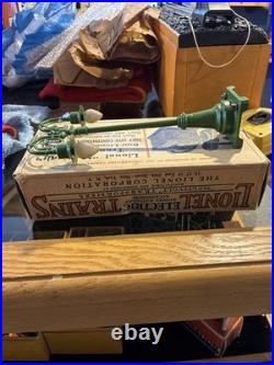 Boxed No. 54 Lamp PostLionel Prewar Trains Double Gooseneck (Rare Box!)