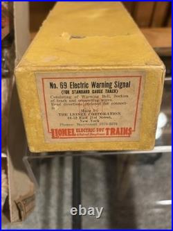 C9 Early 1st RunLionel Prewar Boxed 69 White Bell Ringer! WOW