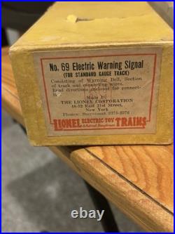 C9 Early 1st RunLionel Prewar Boxed 69 White Bell Ringer! WOW