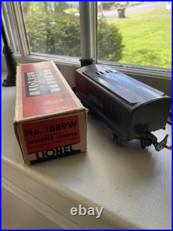 Complete Lionel Prewar Freight Set #1689E Gunmetal Grey Loco with Boxes