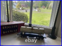 Complete Lionel Prewar Freight Set #1689E Gunmetal Grey Loco with Boxes