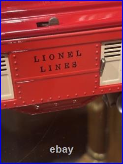 EXTREMELY HIGH GRADE Lionel Prewar 2-Tone Red 2601 Observation 2602 Baggage EX+