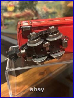 EXTREMELY HIGH GRADE Lionel Prewar 2-Tone Red 2601 Observation 2602 Baggage EX+