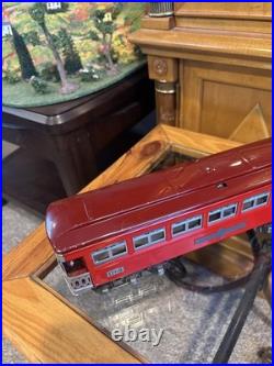 ExcellentLionel Prewar Standard Gauge 1768 Late Color Observation Car Original
