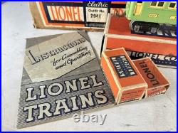 Excellent Lionel Original Prewar BOXED 249E Nickel Passenger Set #294E