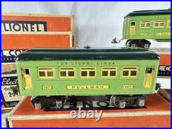 Excellent Lionel Original Prewar BOXED 249E Nickel Passenger Set #294E
