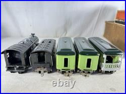 Excellent Lionel Original Prewar BOXED 249E Nickel Passenger Set #294E