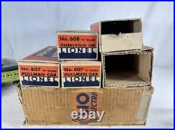 Excellent Lionel Original Prewar BOXED 249E Nickel Passenger Set #294E
