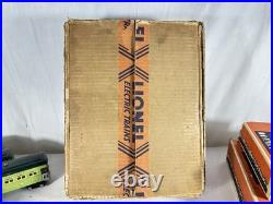 Excellent Lionel Original Prewar BOXED 249E Nickel Passenger Set #294E
