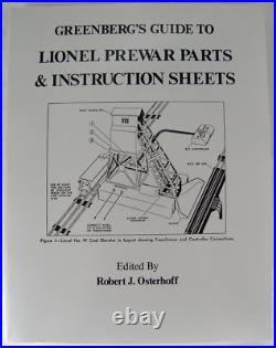 GREENBERG'S GUIDE TO LIONEL PREWAR PARTS & INSTRUCTION By Bruce C. Greenberg