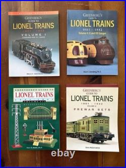 GREENBERG'S GUIDE TO LIONEL TRAINS 1901-1942 4 Volumes Prewar Accessories