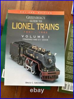 GREENBERG'S GUIDE TO LIONEL TRAINS 1901-1942 4 Volumes Prewar Accessories