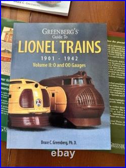 GREENBERG'S GUIDE TO LIONEL TRAINS 1901-1942 4 Volumes Prewar Accessories