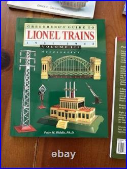 GREENBERG'S GUIDE TO LIONEL TRAINS 1901-1942 4 Volumes Prewar Accessories