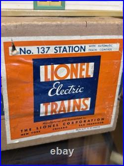 Gorgeous High-Grade Lionel Original Prewar BOXED #137 Station! BEST ON MARKET