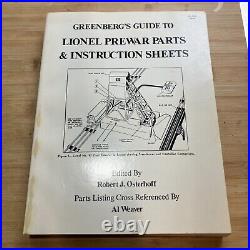 Greenberg's Guide to Lionel Prewar Parts & Instruction Sheets Greenberg