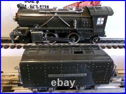 HTE LIONEL PREWAR #249E 2-4-2 GUN METAL LOCO With#265W TENDER