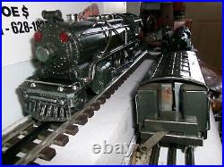 HTE LIONEL PREWAR #249E 2-4-2 GUN METAL LOCO With#265W TENDER