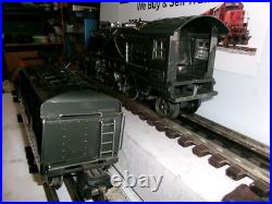 HTE LIONEL PREWAR #249E 2-4-2 GUN METAL LOCO With#265W TENDER