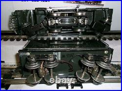 HTE LIONEL PREWAR #249E 2-4-2 GUN METAL LOCO With#265W TENDER