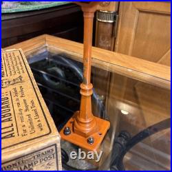 HTF 4 Way BoxedLionel Prewar Orange No. 57 Lamp Post! 5TH/21/Broad/42nd