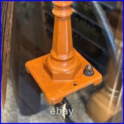 HTF 4 Way BoxedLionel Prewar Orange No. 57 Lamp Post! 5TH/21/Broad/42nd