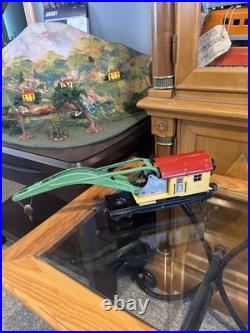 High GradeLionel Prewar Late Deep Dish 2810 Crane Car! 1940! Original! EX+