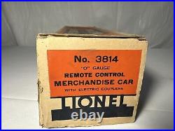 High-Grade Lionel Original Prewar BOXED #3814 Merchandise Car