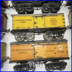 IVES Prewar O Gauge Boxcar Caboose 19 Cars Complete Set Lionel 1920's-30's