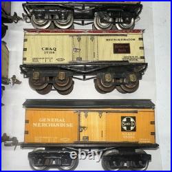IVES Prewar O Gauge Boxcar Caboose 19 Cars Complete Set Lionel 1920's-30's