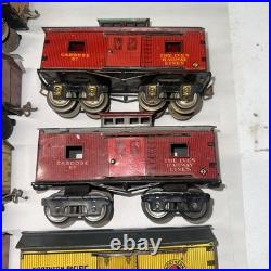 IVES Prewar O Gauge Boxcar Caboose 19 Cars Complete Set Lionel 1920's-30's