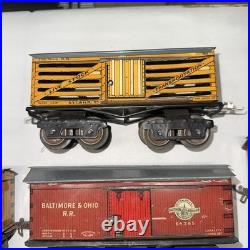 IVES Prewar O Gauge Boxcar Caboose 19 Cars Complete Set Lionel 1920's-30's