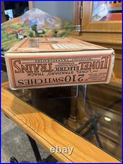 Incredible Box/InsertLionel Prewar Std Gauge No 210 L/R Turnout Switches