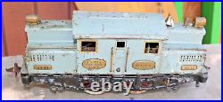 Ives Prewar Standard Gauge #3242 Ghost Gray Electric Locomotive