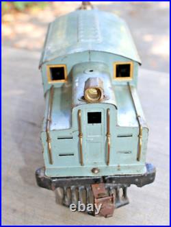 Ives Prewar Standard Gauge #3242 Ghost Gray Electric Locomotive