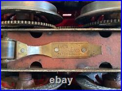 Ives Prewar Standard Gauge Box Cab Engine partial restore and 184,185,186 Cars
