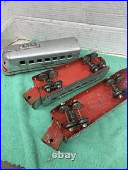 LIONEL 1535 PREWAR O-GAUGE STREAMLINE TRAIN SET Not Tested