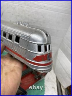 LIONEL 1535 PREWAR O-GAUGE STREAMLINE TRAIN SET Not Tested