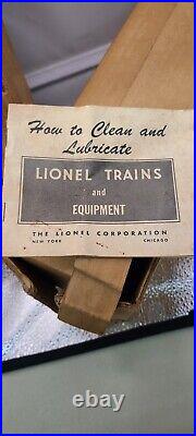 LIONEL BERKSHIRE 2-8-4 LOCOMOTIVE NO 736 POST WAR w BOX & PAMPHLET CLEANED RUNS